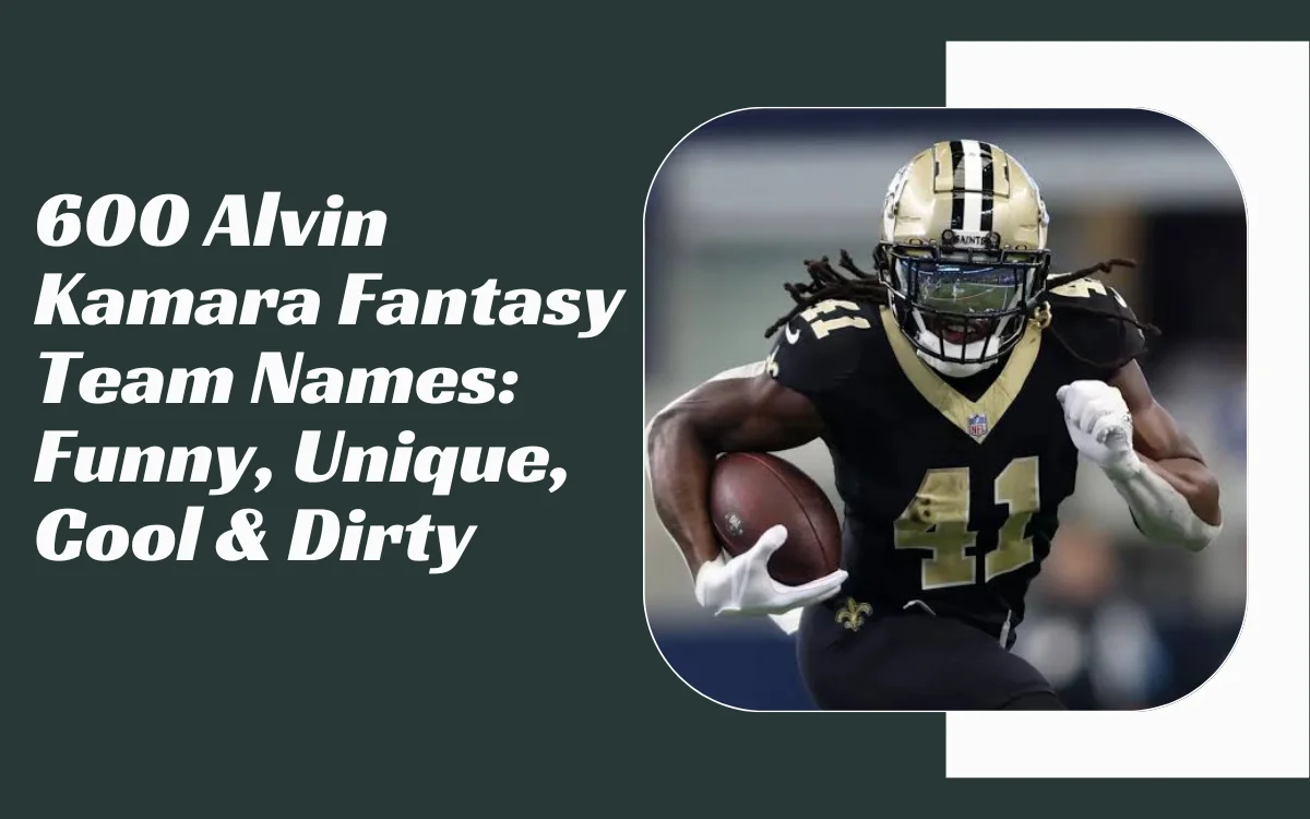 Alvin Kamara Fantasy Team Names