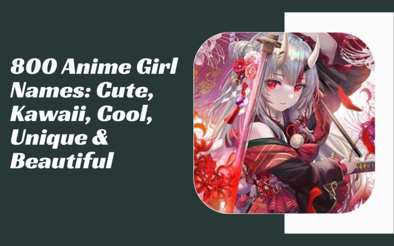 Anime Girl Names