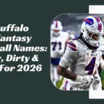 Buffalo Bills Fantasy Football Names