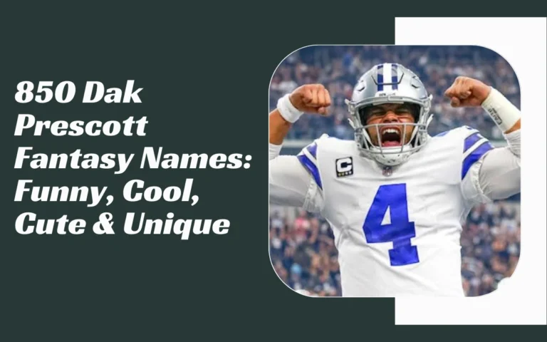 Dak Prescott Fantasy Names