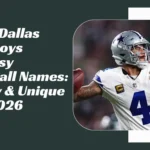 Dallas Cowboys Fantasy Football Names