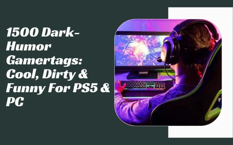 Dark-Humor Gamertags