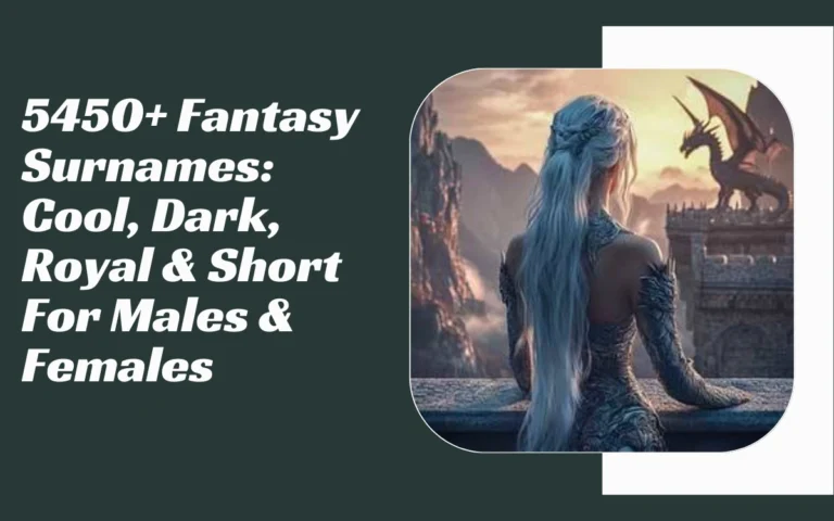 Fantasy Surnames