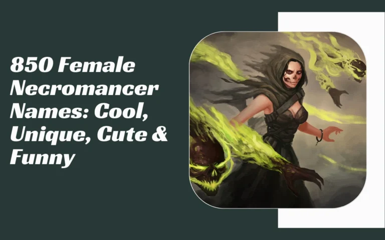 Female Necromancer Names