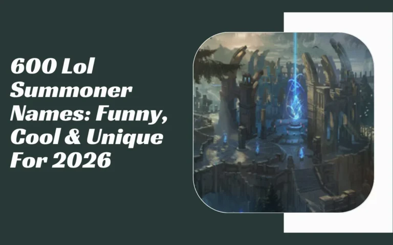 Lol Summoner Names