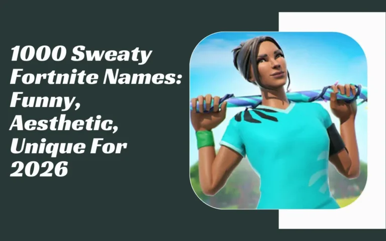 Sweaty Fortnite Names