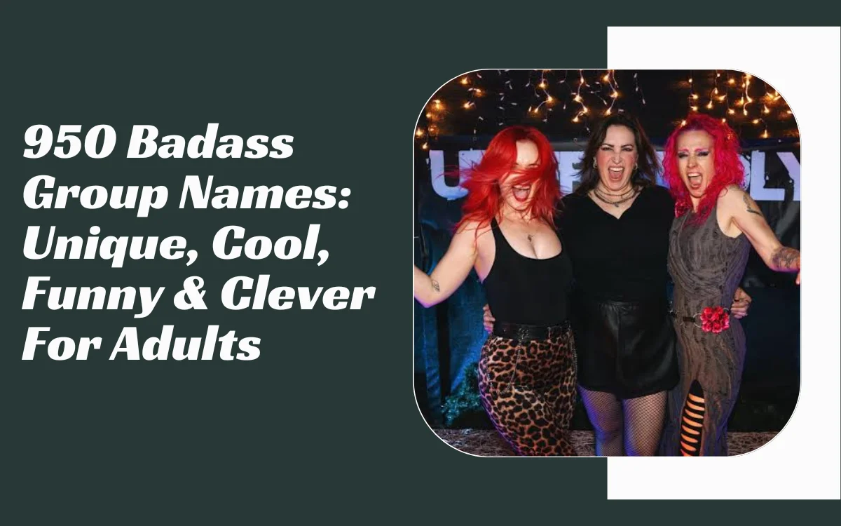 Badass Group Names