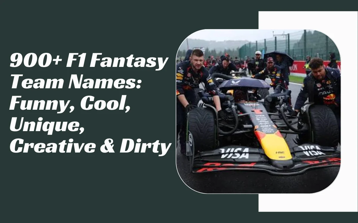 F1 Fantasy Team Names