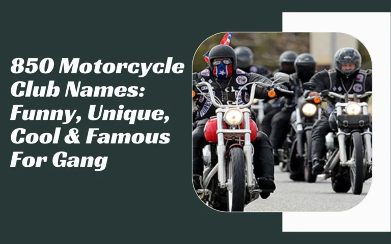 Motorcycle Club Names
