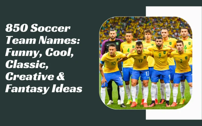 Soccer Team Names